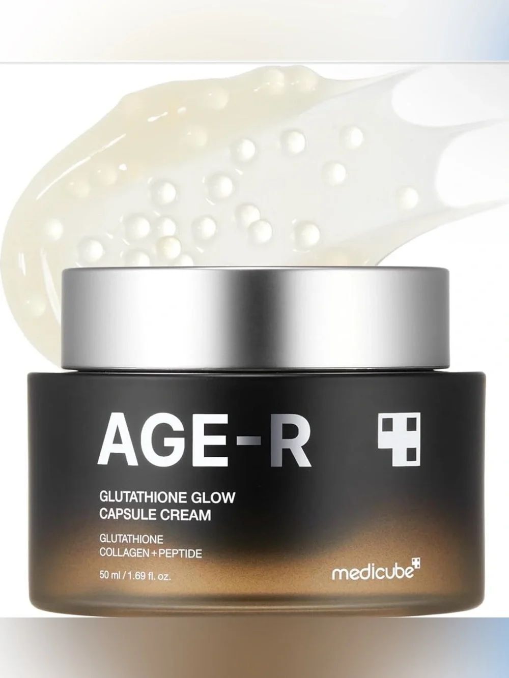 NIB medicube AGE-R Glutathione Glow Capsule Facial Cream Plump & Hydrating 50 ml